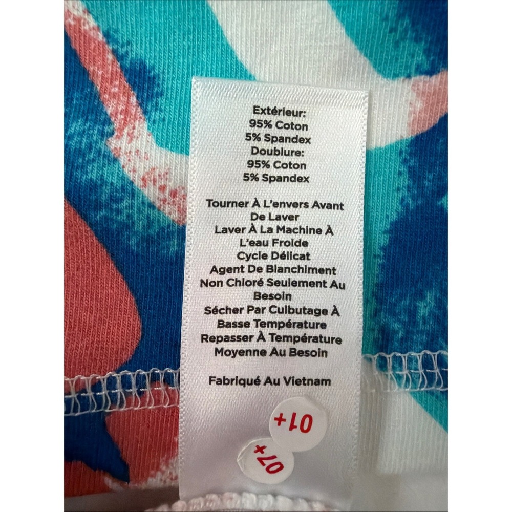 T BY TALBOTS COZY CRUSH BRUSHED Multicolor FLORAL EVERYDAY STRETCH SKORT 2X NWT - Picture 4 of 10